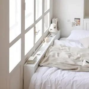 아씨방가구 이지 침대 협탁 선반 틈새 수납장 600