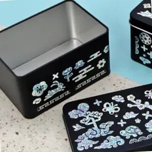 자개스티커 꾸미기 미니 보관함 자개함 만들기 노인미술 어르신인지활동