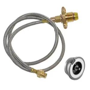 LPG 가스통 연결 호스 부탄가스 전환관 캠핑 스토브 버너 토치용