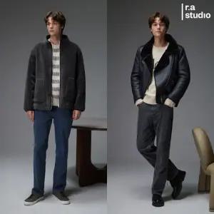 (1+1) 라스튜디오 남성 더블 기모데님 2종