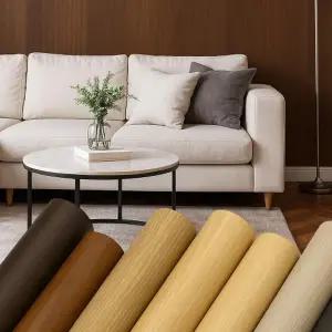 국산 현대보닥 점착형 우드인테리어필름 폭60cm길이2.5M