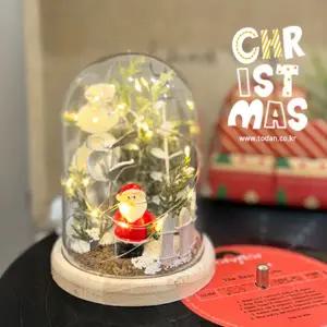 토단교재 겨울환경 윈터 포레스트 아크릴돔 만들기 / 미술 수업 재료 / 만들기 수업