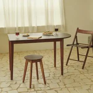 동서가구 모먼트 원목 반원 식탁 테이블 1200 DF927246