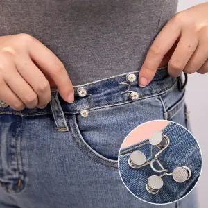 바지 허리 조절 클립 줄이기 청바지 버클 고급 요술 단추 셀프 수선 고리 부자재