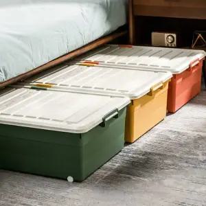 바퀴달린 침대밑 정리함 대형 보관 공간활용 트렁크 리빙박스
