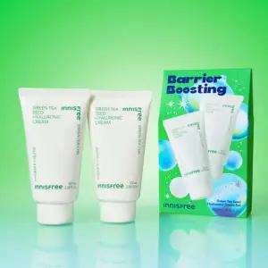 (홀리데이)이니스프리 그린티 씨드 히알루론산 크림 100mL 2개 세트