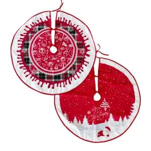 (이거찜) 원형 크리스마스 트리스커트 덮개 90CM 다리가리개 오너먼트 소품