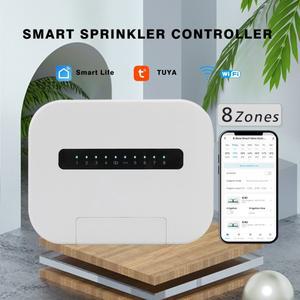 6/8 스테이션 Tuya WiFi 실내 스마트 스프링클러 컨트롤러 관개 시스템 전화로 원격 제어 Smartlife EU 플