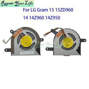 노트북 쿨러 CPU 팬 LG 그램 15 15ZD960-GX70K 냉각 라디에이터 EAL61700801 DFS440605FV0T