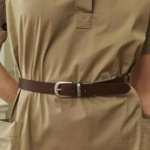 닥스 ACC (선물포장) 브라운 수입 통가죽 비조 여성 벨트 (DBBE5E159W3)