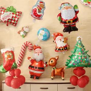 크리스마스 풍선 트리 대형 소형 산타 할아버지 홈파티 포토존 장식 눈사람 루돌프 리스