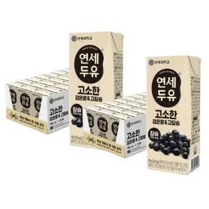 연세두유 고소한 검은콩 앤 고칼슘 190ml 48개