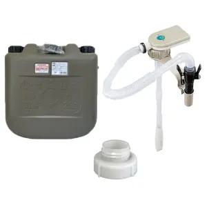 고신 자동급유기 + 탕게 폴리탱크 캠핑 등유통 + 등유통어댑터 3종세트