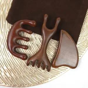 괄사사용법 나무 측두근괄사 세트 두피괄사기