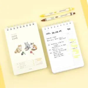 스터디플래너 오늘하루 공부계획표 색상랜덤 학습노트 일정관리 플래너