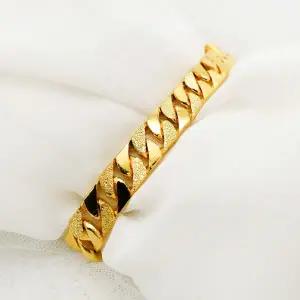 24k 순금 격샌딩 면체인 팔찌 37.5g 10돈 금팔찌 선물 기념