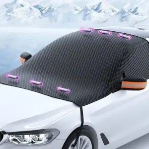 겨울철 사계절 자동차 커버 방지 자동차 앞유리 덮개 서리 보호