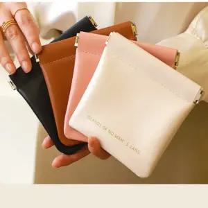 소가죽 미니 파우치 여행용 방수 메이크업 화장품 수납 지갑 동전파우치