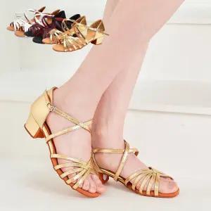 라라디바즈 라라 디바즈 여성 낮은 통굽 라인 댄스화