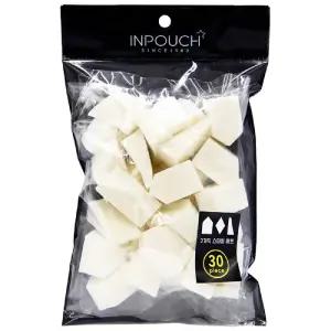 (30p) 슬라이스 조각 퍼프/팩트/쿠션/메이크업/스펀지/화장/스폰지/다용도/파우더/화장품/미용/파운데이션