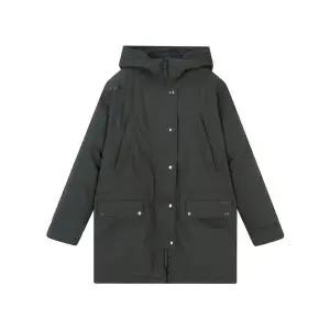 [더 비](천안아산점)여성 중기장 후드 야상 다운점퍼 B234DW730P