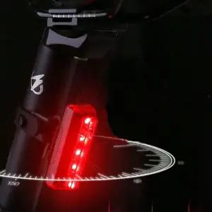 [하프클럽/]NQY USB 충전 자전거 LED 후미등