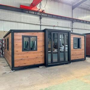 혁신적인 2층 조립식 주택 20피트 프리팹 모던 빌라 2베드룸 샌드위치 패널 컨테이너 홈