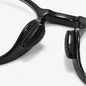 [하프클럽/알티피아]흘러내림 뿔테안경 코받침 코받침패드 안경 실리콘 블랙