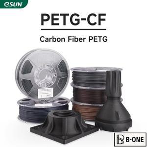 ESUN 탄소 섬유 PETG 3D 필라멘트 고강도 프린터 Bambu Lab PETG-CF 용 1.75MM 1KG