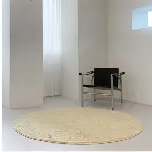 한일카페트 터치미 원형 겨울 트리 러그 베이지 R100 BNS