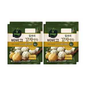CJ 비비고 찰보리감자만두 400g, 2입, 2개