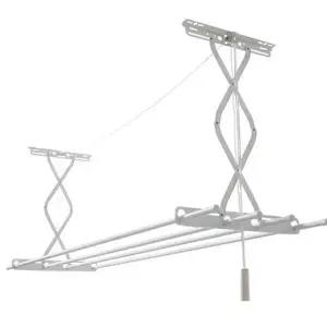 빨래 건조대 공간활용 실내건조대 접이식 자바라 건조대 높낮이 다용도 스틸 천장형 베란다 아파트