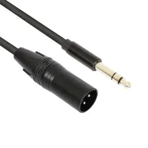 고급형 XLR 케이블 캐논 수 - 5.5 스테레오 수 마이크 TRS 케이블 5m