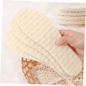 천연 양모 라텍스 깔창 발열 보온 방한 털 인솔 겨울용 신발 안창