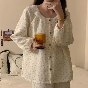 포근하게 누빔파자마세트 수면 잠옷 여성