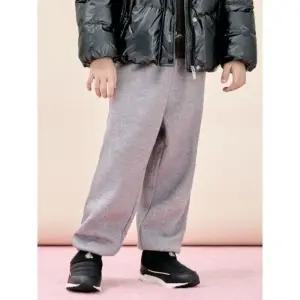 빈폴키즈 beanpolekids니트라이크 조거 기모 팬츠 그레이 (BI5Y21U013)