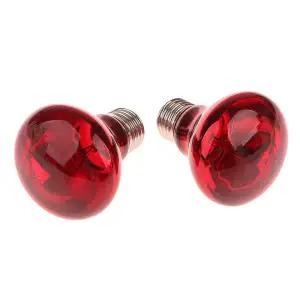 온열등 파충류 히팅조명  E27 UVA 가금류 전구 적외선 야간 조명 식물용 낮 가열 양서류 애완 동물 25/40/5