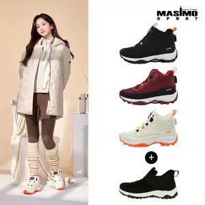 마시모NEW YORK 여성 방한다이얼화 +패딩슬립온 2종