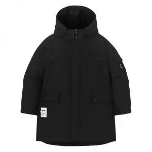 네파 키즈 미드 다운 자켓 - 블랙