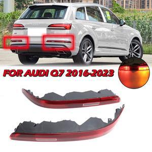 아우디 호환 Q7 2016-2023 2017 2020 리어 범퍼 테일 라이트 전구 브레이크 정지 후진 신호 램프 자동차 조