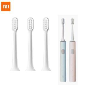 XIAOMI MIJIA T200 T200C MES606 소닉 전동 칫솔 액세서리 부드러운 강모 노즐 용 교체 헤드