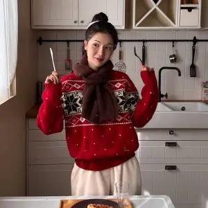 [메이블루]레더패치 플러피 머플러