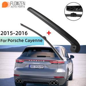 포르쉐 카이엔 2011-2016에 적합 후면 윈드 스크린 와이퍼 블레이드 암 앞 유리 브러쉬 청소 액세서리