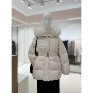 [롯데백화점]SOUP 구스다운   벨트 폭스퍼점퍼  SBBDO34T