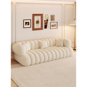 조약돌 쇼파 라운드 다이닝 (회색/녹색 2인용 2인용미니쇼파 호텔 부클 곡선 3인용 의자