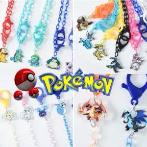 [리드박스] 국내제작 빠른배송 포켓몬 어린이 아크릴체인 마스크 고리 줄 목걸이
