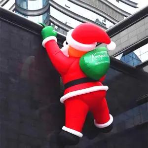 크마스 풍선 산타 눈사람 벽타기 대형 장식 행사 매장 인테리어