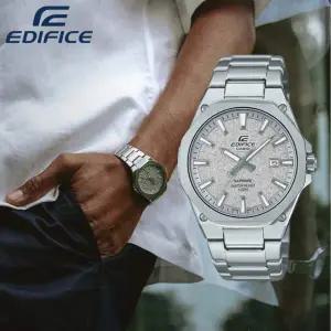 카시오 에디피스 사파이어 슬림 쿼츠 메탈 남자손목시계 EFR-S108DE-8A