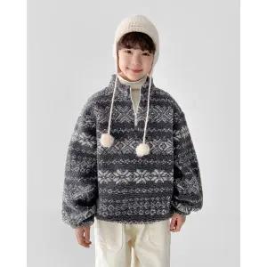 [리틀브로] (아동)송송눈꽃덤블아노락[티셔츠BFKC746B]