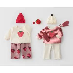 [베베르망] (아동)산뜻딸기기모맨투맨[티셔츠BFKP645A]